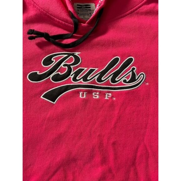 USF Bulls Hoodie – Stadium Athletics – Pink Pullover Sweatshirt – Size L - Picture 2 of 7